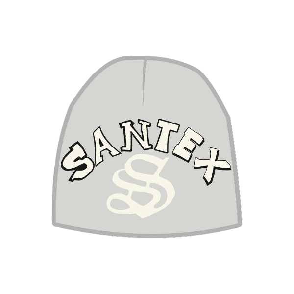 “SANTEX REVERSIBLE BEANIE V2” GREY/WHITE