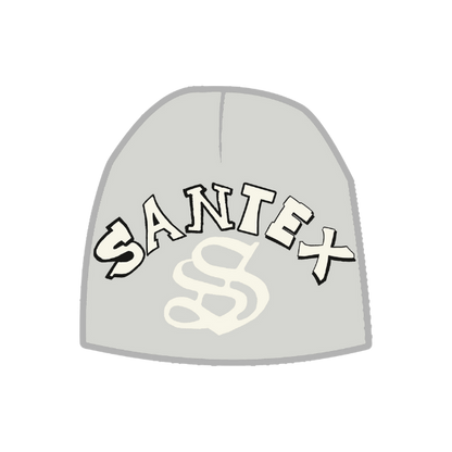 “SANTEX REVERSIBLE BEANIE V2” GREY/WHITE