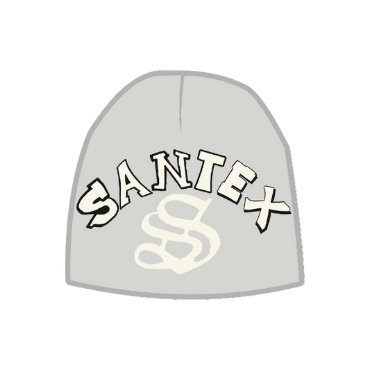 “SANTEX REVERSIBLE BEANIE V2” GREY/WHITE